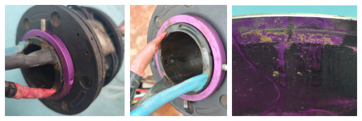 滑環(huán)燒毀案例